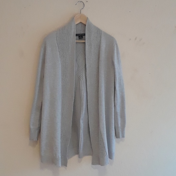 Light gray long cardigan - Picture 2 of 6